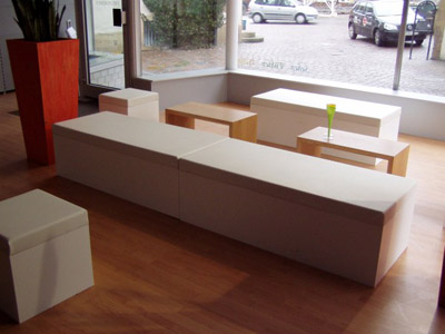 Brckentisch Tisch Sevilla, Bank Sevilla, Hocker Sevilla