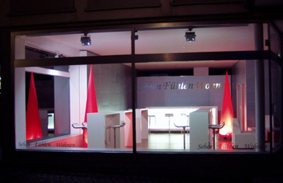 Sessel Barcelona, Banktrennung Barcelona, Tisch Barcelona